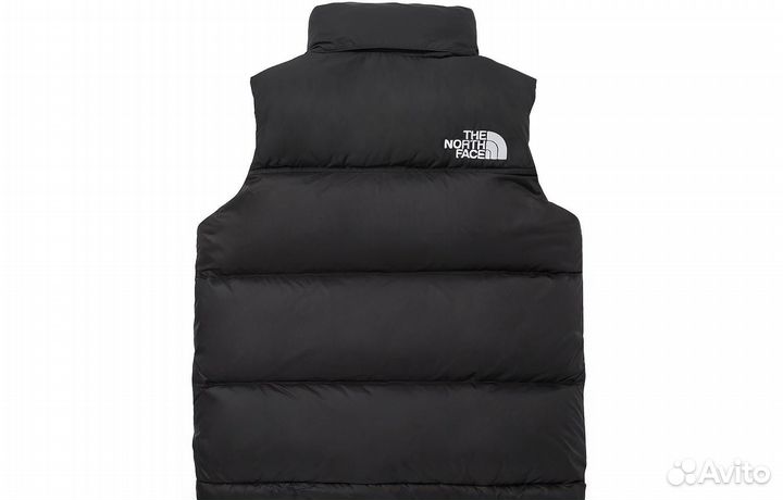 THE north face Vest Unisex Black (L)(59)