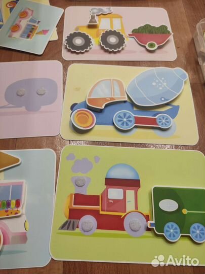 Транспорт и Эмоции игра на липучке развивающая