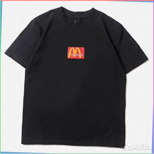 Футболка Cactus Jack McDonalds (все размеры s - xxl)