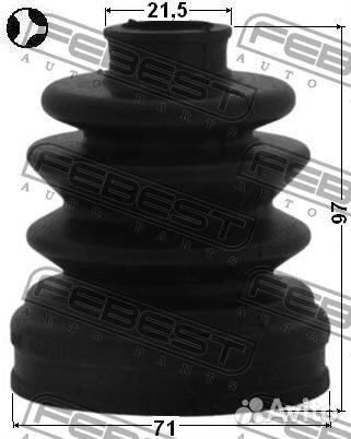 Пыльник шруса внутреннего (комплект) зад прав/лев