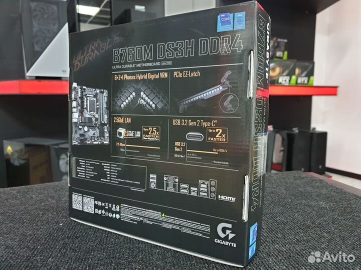 Материнская плата gigabyte B760M DS3H DDR4