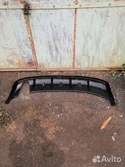 Накладка заднего бампера Mitsubishi lancer X