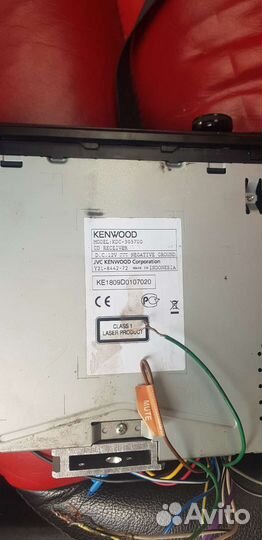 Магнитола kenwood kdc3057ug USB aux