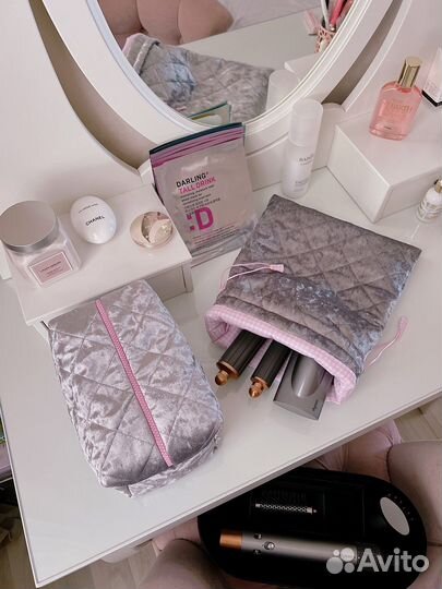 Мешочек для стайлера Dyson + косметичка