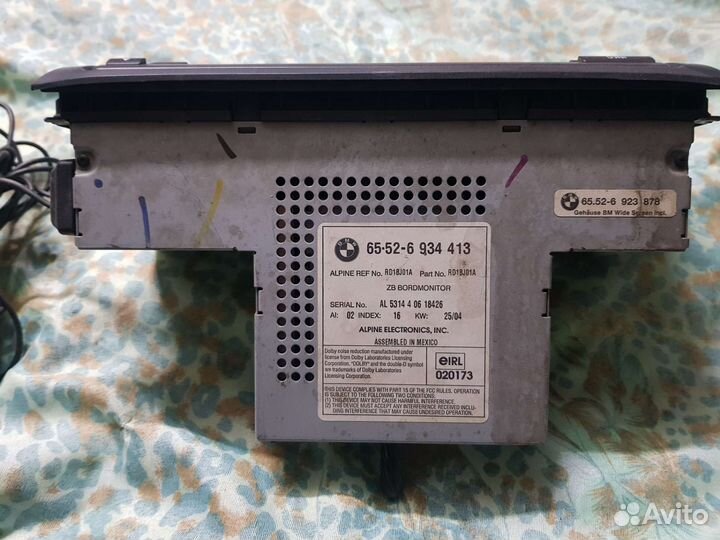 Магнитола штатная с бмв х5 е53