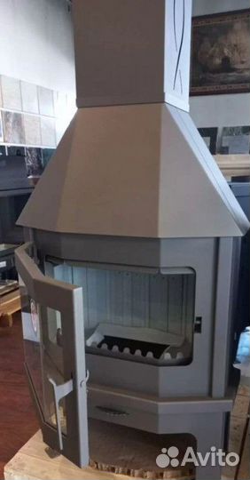 Печь камин (угловая)