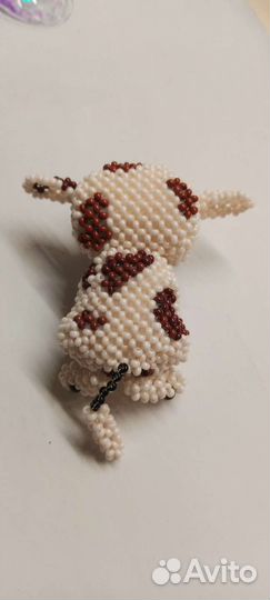 Коровка из бисера