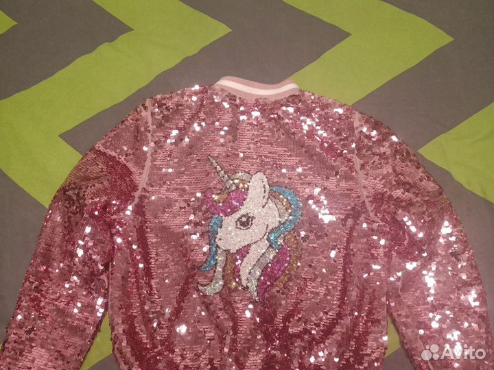 Кофта на молнии для девочки