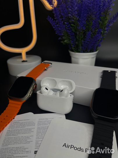 AirPods Pro 2 (Партия Осень 2023) Гарантия + Чехол