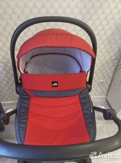 Красная коляска Сam Taski 3 в 1 (Италия)