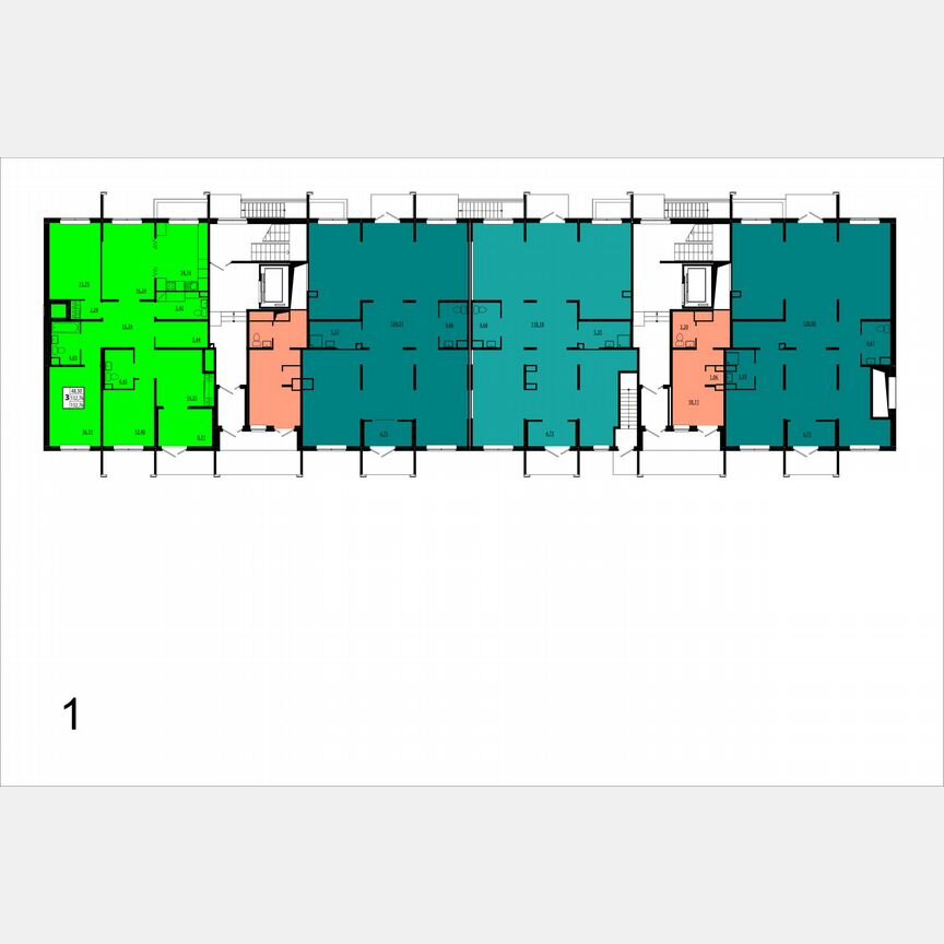 Апартаменты-студия, 25,9 м², 1/8 эт.