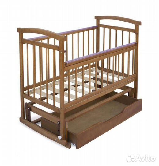 Детская кроватка трансформер с маятником