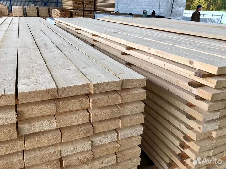 Доска обрезная сосна ель 50х150х6000 2 сорт