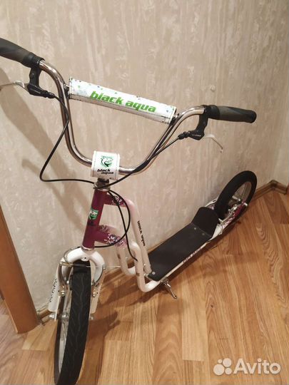 Самокат с большими колесами