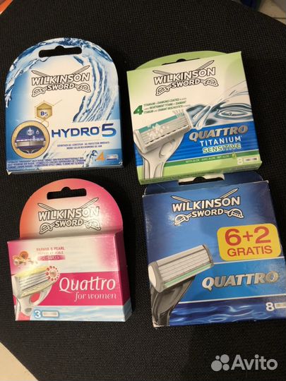 Лезвия Schick Wilkinson в ассортименте