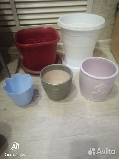 Горшки для цветов разные