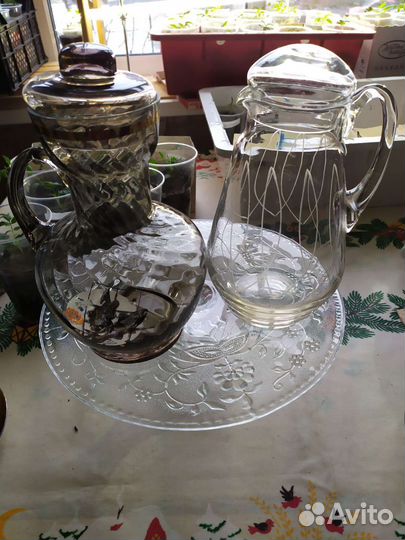 Кувшиы СССР стекло