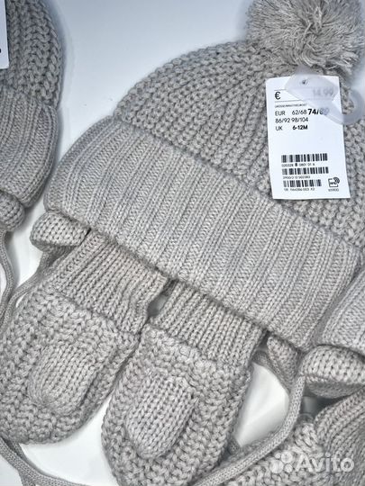 Шапка детская hm 74/80