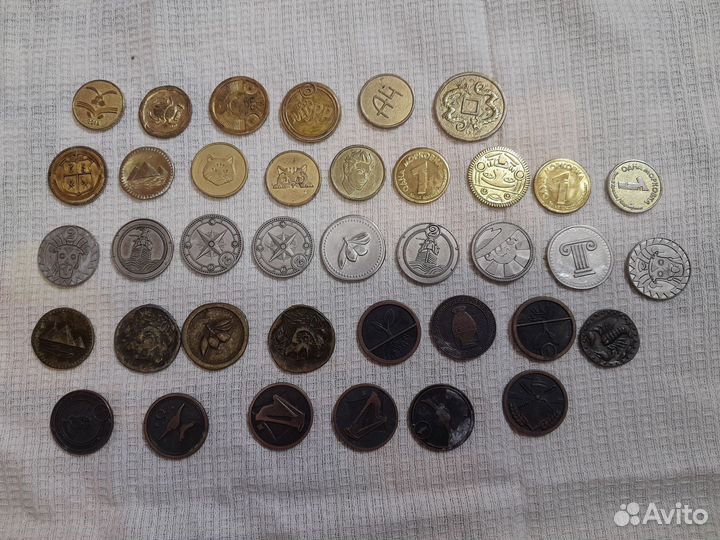 Монеты, жетоны магнит, пятёрочка