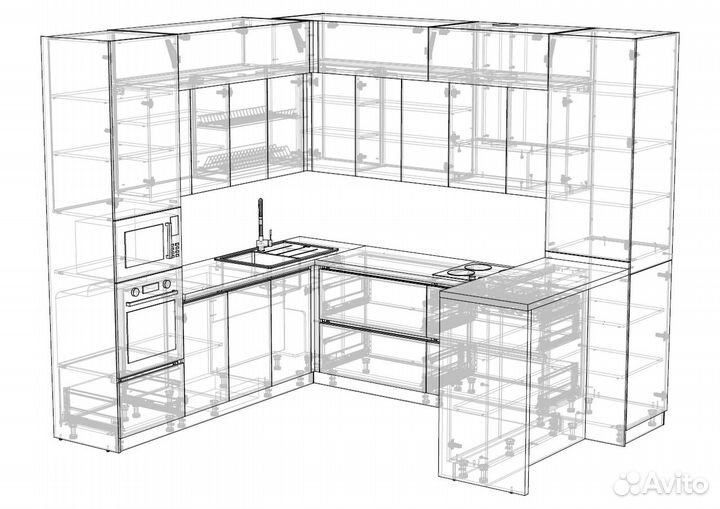 Проектирование корпусной мебели в Базис-Мебельщике