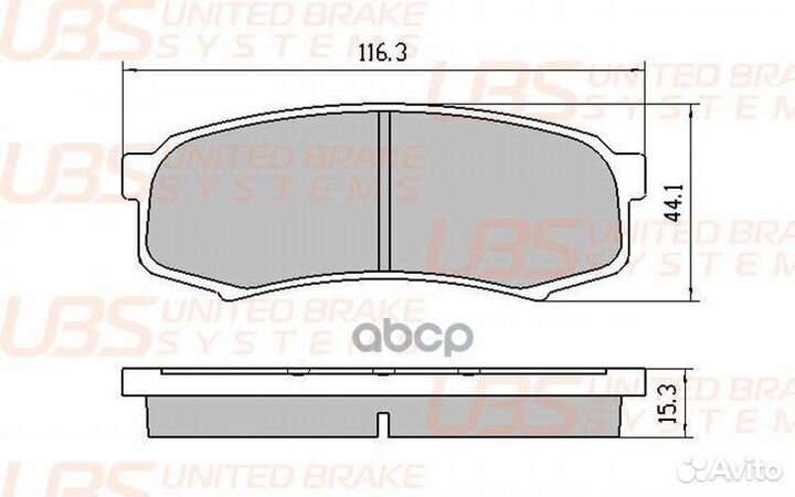 Колодки тормозные задние toyota land cruiser PR