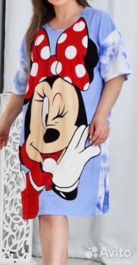 Туника Mickey Mouse. Большой размер: 50-58, Новая