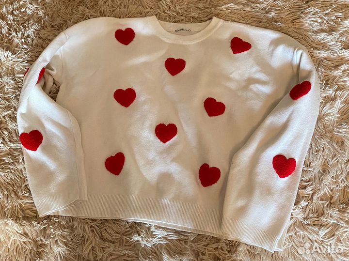 Джемпер свитер с принтом