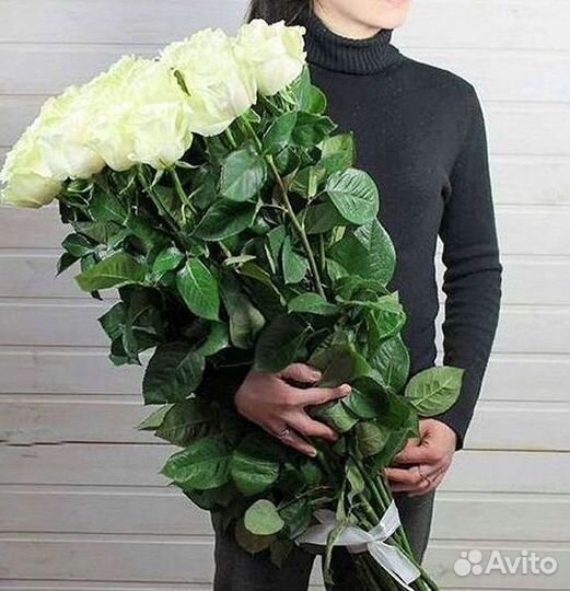 Розы высокие Доставка цветов