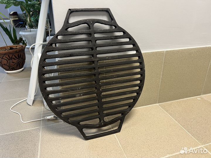 Чугунная решетка-гриль 43см
