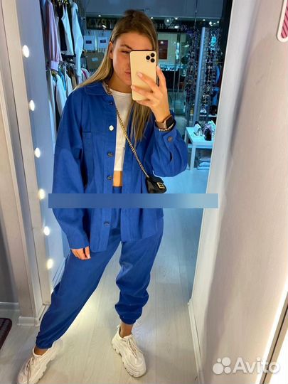 Костюм спортивный синий