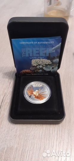 Австралия.2009.серия риф.рыба кол.монета