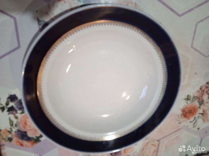Тарелка суповая винтаж