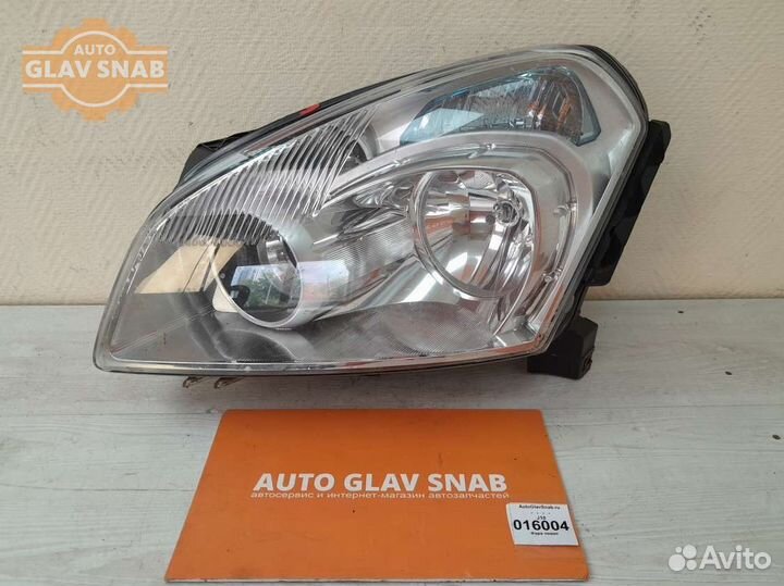 Фара левая Nissan Qashqai J10