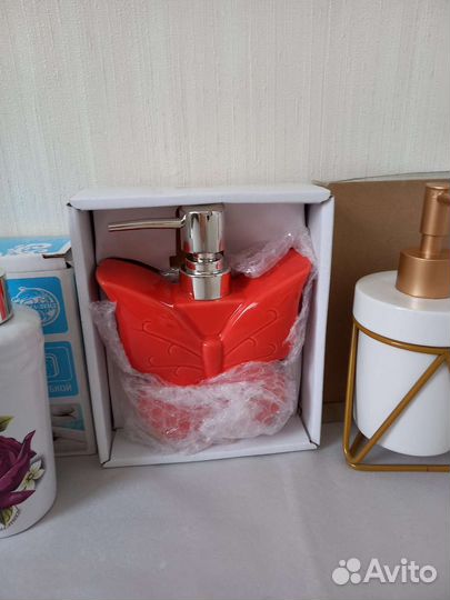 Дозаторы керамика для мыла и моющих средств, и др