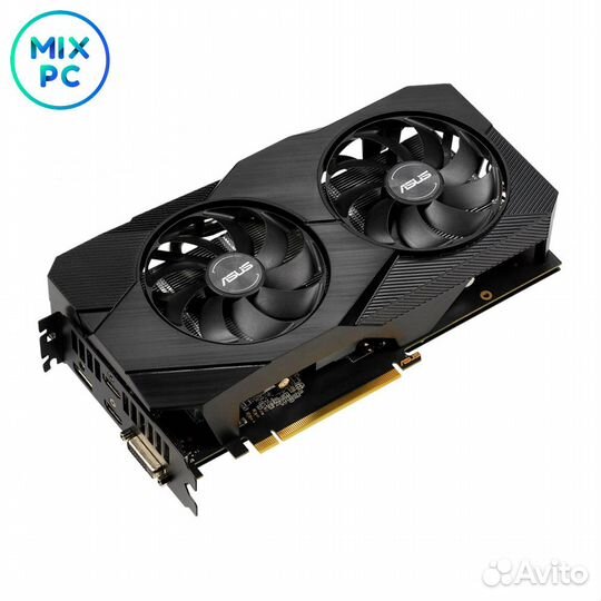 Видеокарта RTX2060 6Gb Asus dual RTX2060-O6G-EVO
