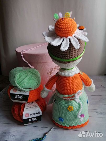 Кукла Ромашка - Рукодельница помощница