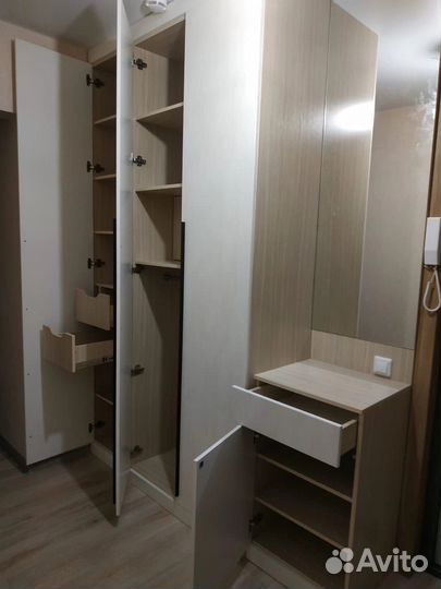 Прихожая со шкафом под потолок