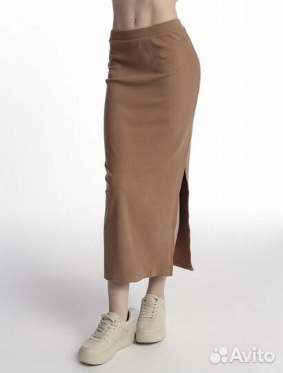 Юбка трикотажная длинная