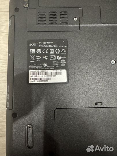 Ноутбук Acer 5742