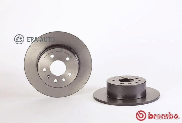 Brembo 08701521 Диск тормозной saab 9-3/9-5/900 -09 задн.286мм