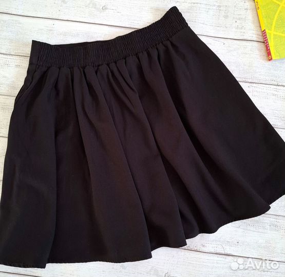 Юбка школьная черная Modis для девочки 158