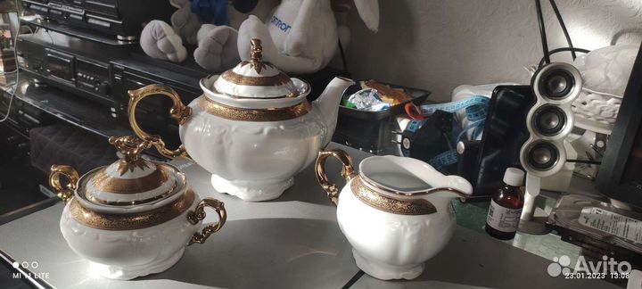 Чайный сервиз бренда thun (чехия)