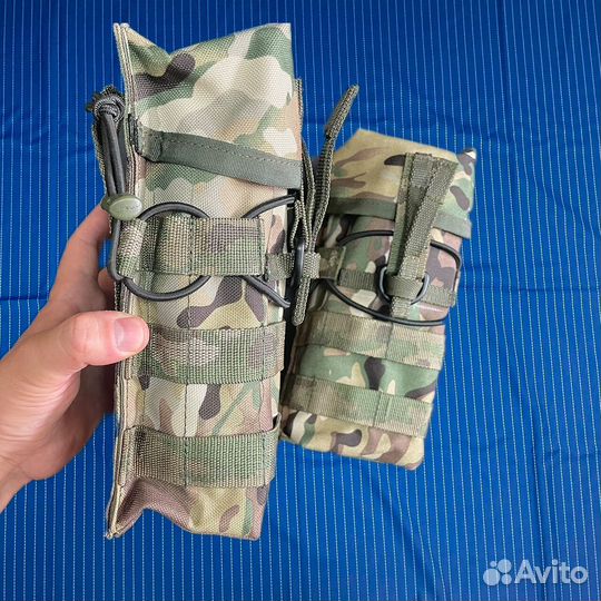Подсумок на 2 магазина ак Мультикам Качеств Россия