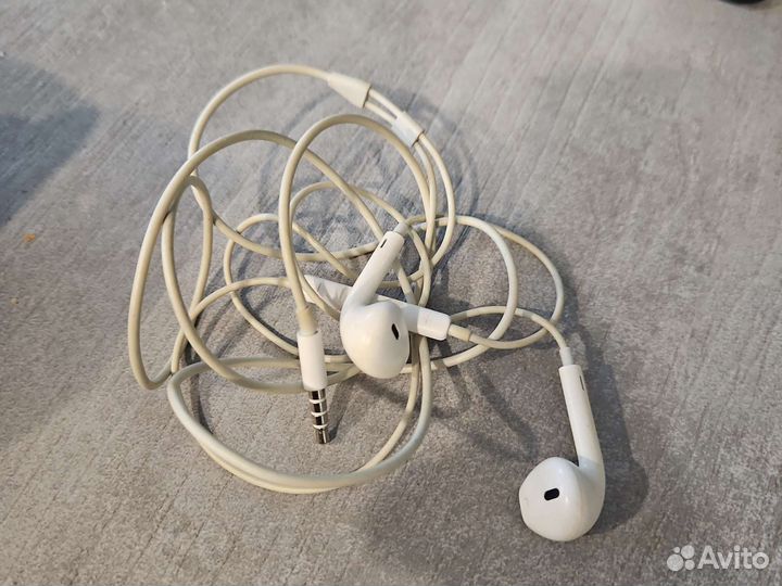 Наушники apple штекер mini jack, type-C