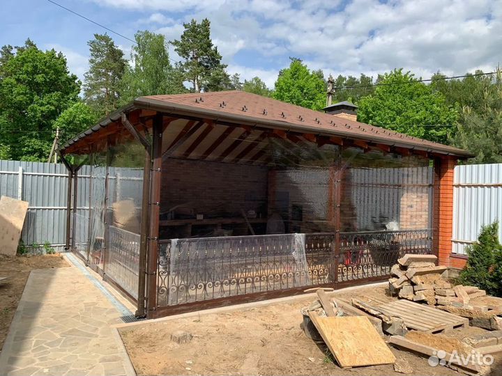 Мягкие окна для веранды