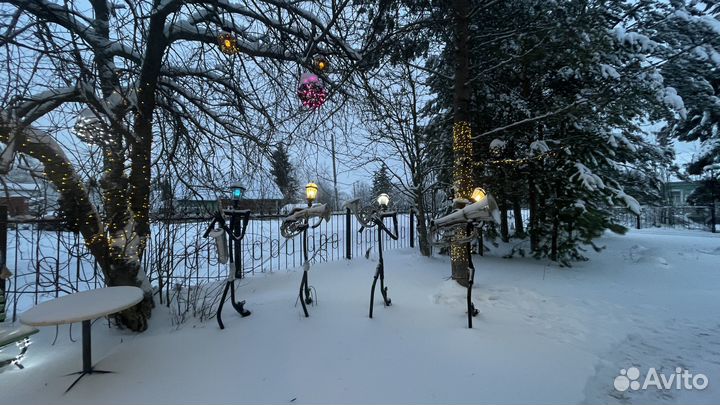 Фигуры садовые из металла. Ковка. Духовой оркестр