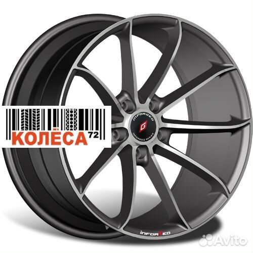 Inforged IFG18 8x18 5x114,3 ET35 Dia67.1 Black Mac