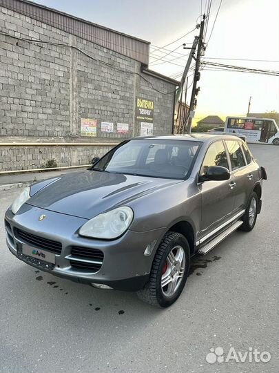 Porsche Cayenne Turbo 4.5 AT, 2003, битый, 197 777 км