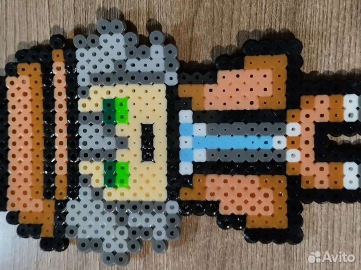 Фигурки из термомозайки. Аниме герои и другие