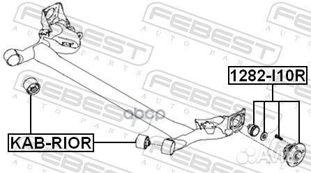 Ступица задняя (hyundai getz 2002-2011) febest